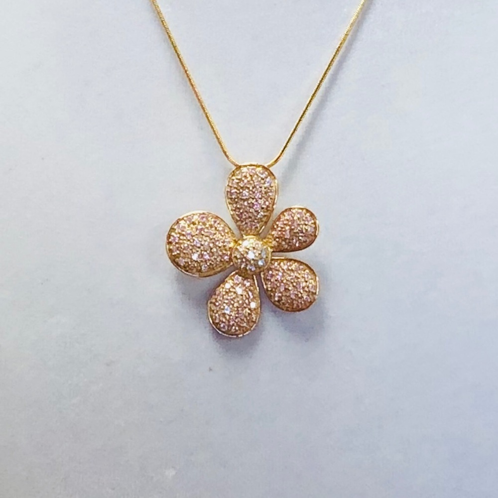 925 Sterling Silver Tourmaline Flower